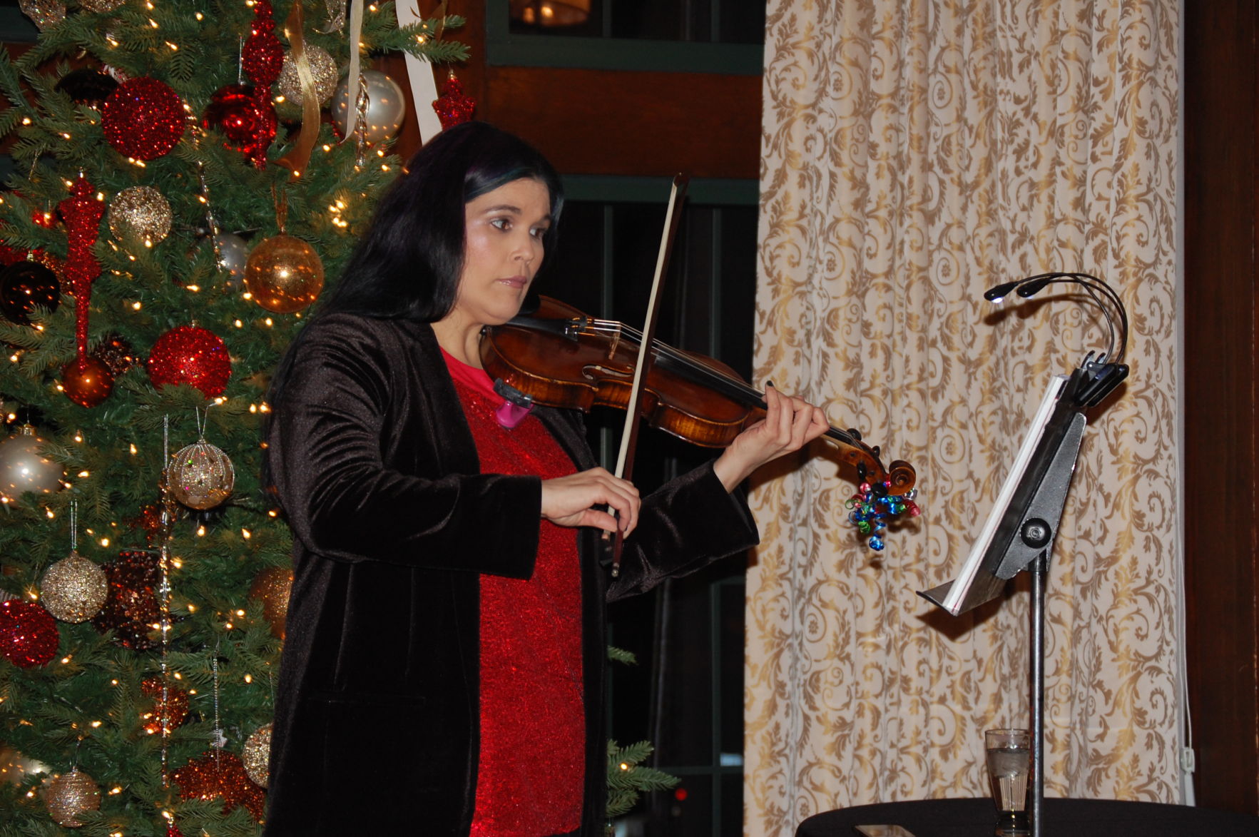 Violinist Rachel Sompong